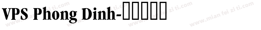 VPS Phong Dinh字体转换